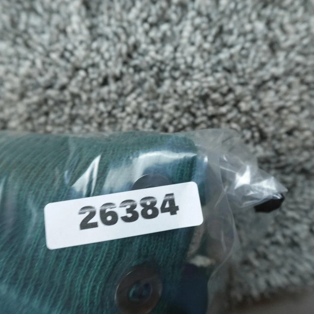 VTG Kings Road Sweater‎ Mens L Green Orlon Acrylic Cardigan V Neck Knit Grandpa